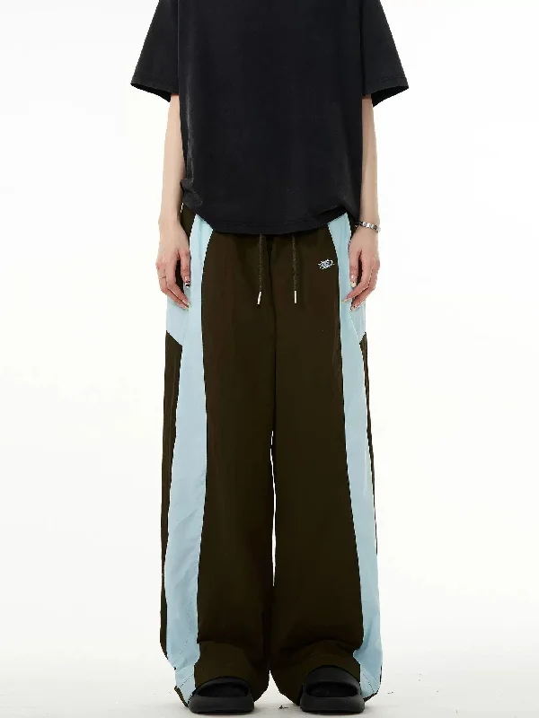 Contrast Bar Line Sweatpants