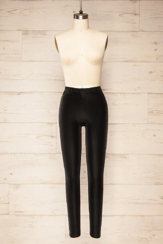 Kathmandu | Black Velours High-Waisted Leggings