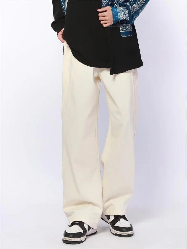 Side Seam Straight Cut Pants