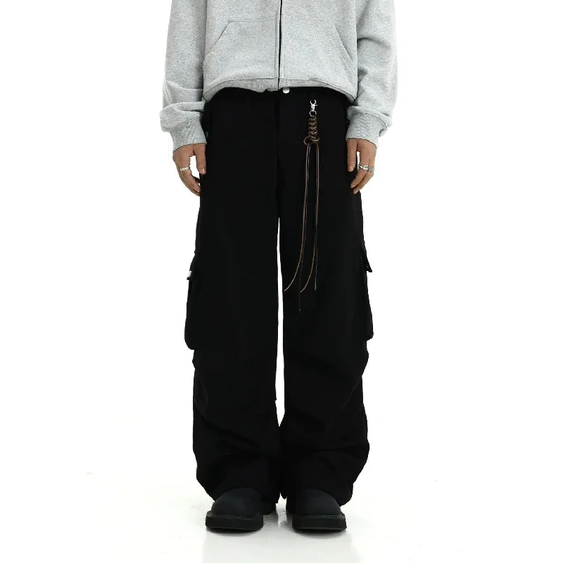 Oversized Side Pocket Cargo Pants