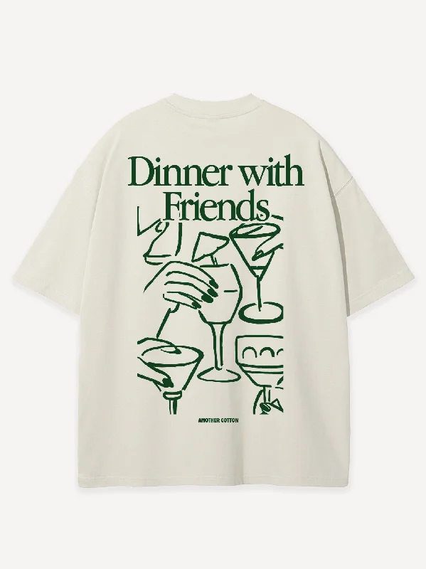 Dinner with Friends Oversized T-Shirt