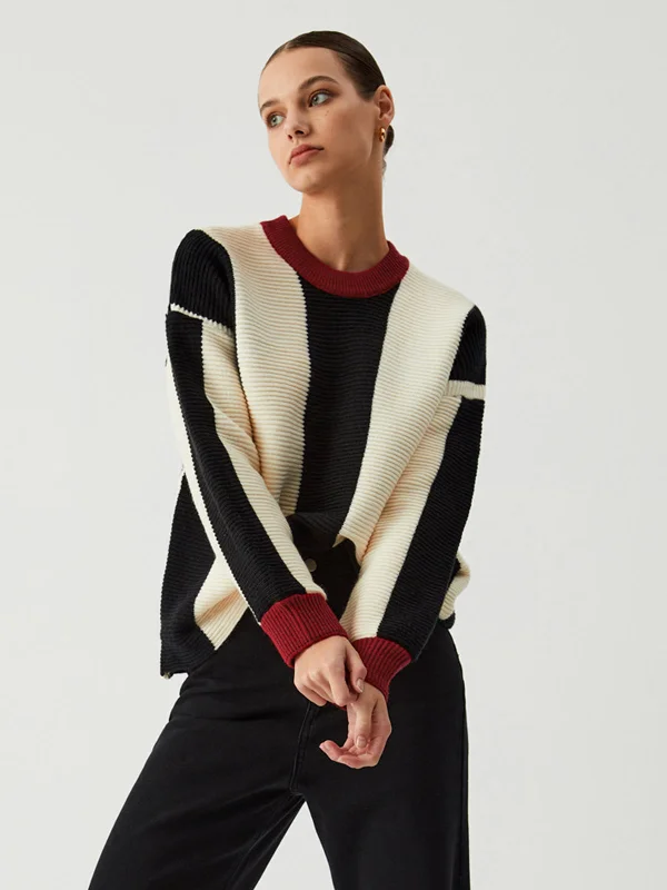 Leisure Charming Pinstripe Sweater