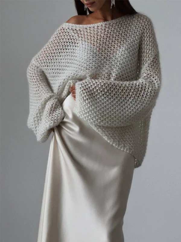 Oversized Long Graceful Sleeve Sweater