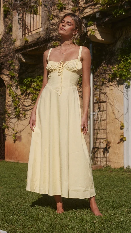 Emalee Maxi Dress - Yellow