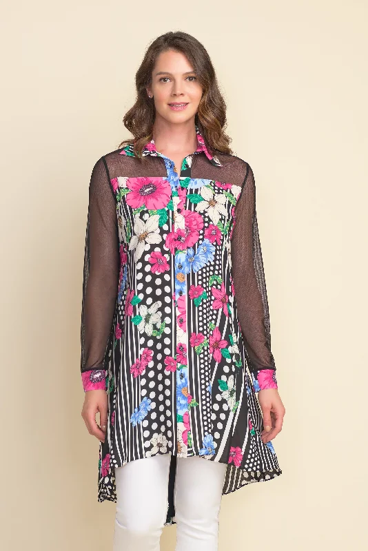 Joseph Ribkoff Mixed Print Tunic