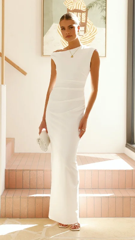 Lilah Maxi Dress - White