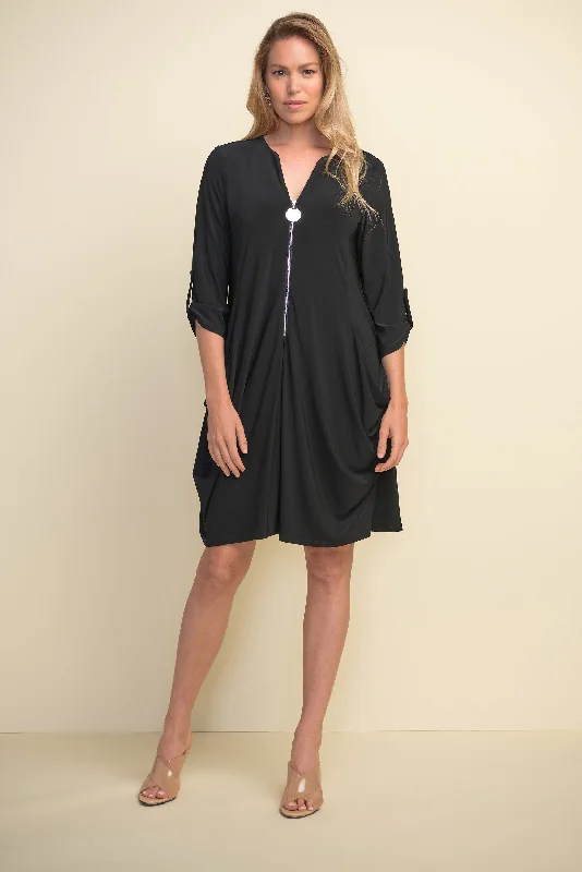 Joseph Ribkoff Relaxed Fit, Zip Front Dress