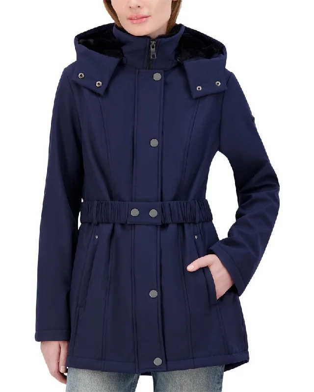 Nautica Belted Softshell Jacket