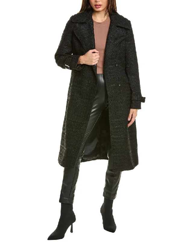 Noize Francie-S Long Trench Coat