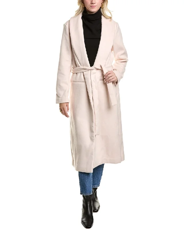 Femme Society Wool-Blend Coat