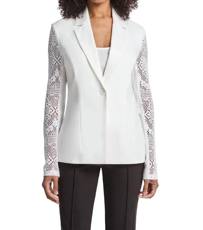 Scope Blazer In Ivory