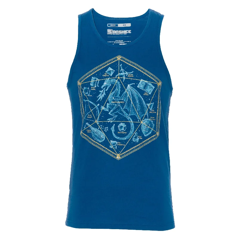 Sanshee - Glow-in-the-Dark Constellation Check Tank