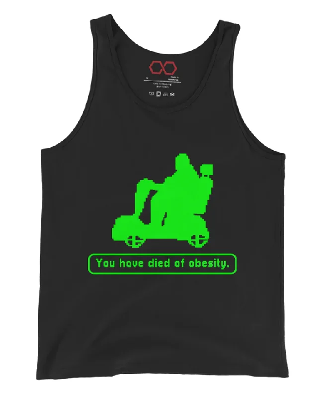 "You Have Died of Obesity" Tank Top